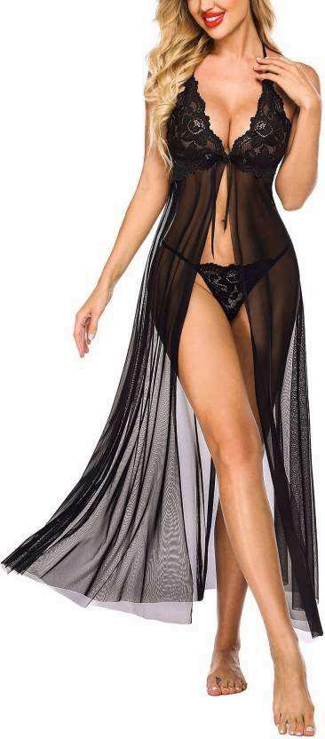 Long Sheer Nightgown