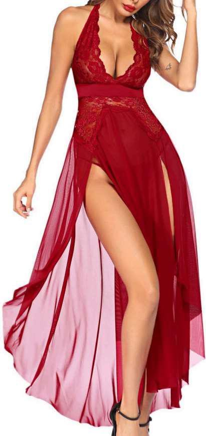 Long Slit Nightgown