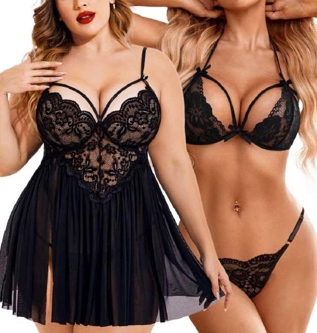 Lace Bra & Panty Mix Set